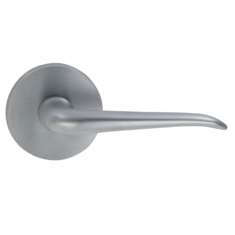 Omnia 42 Lever Latchset Satin Chrome (US26D)