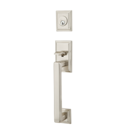 Emtek 4213 Hamden Handleset Satin Nickel (US15)