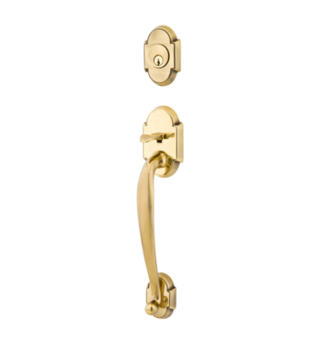 Emtek 4312 Nashville Handleset Satin Brass (US4)