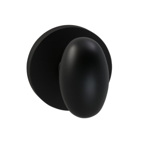 Omnia 434MD Egg Door Knob Set with Modern Rose Oil Rubbed Bronze (US10B)