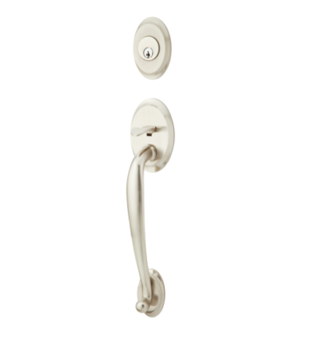 Emtek 4410 Saratoga Handleset Satin Nickel (US15)