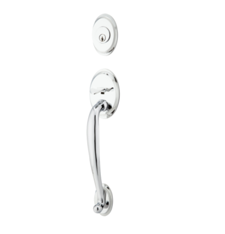 Emtek 4410 Saratoga Handleset Polished Chrome (US26)