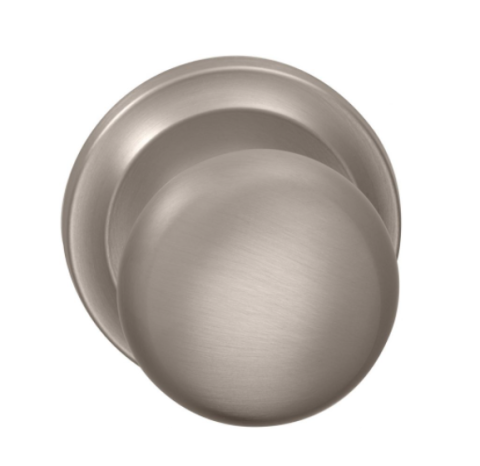 Omnia 442 Knob Latchset Satin Nickel (US15)