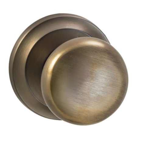 Omnia 442 Knob Latchset Antique Bronze (US5A)