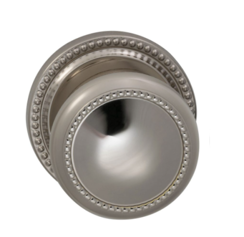 Omnia 443 Knob Latchset Polished Nickel (US14)