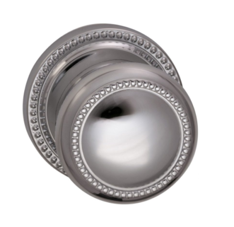 Omnia 443 Knob Latchset Polished Chrome (US26)