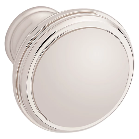 Baldwin 4454, 4456 Severin Fayerman Collection Cabinet Knob Lifetime Polished Nickel