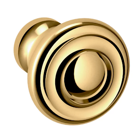 Baldwin Dominion Cabinet Knob (4490, 4491) Unlacquered Brass