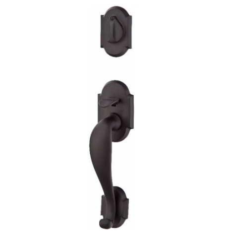 Emtek 451211 Denver Handleset Flat Black Bronze (FB)