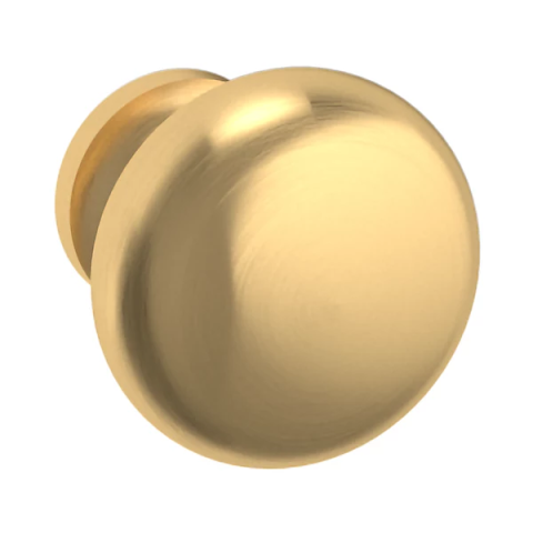 Baldwin Classic Cabinet Knob (4704, 4706) Lifetime Satin Brass