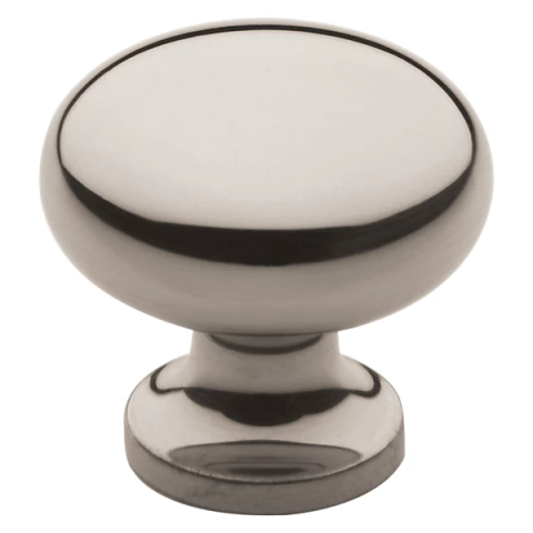 Baldwin Classic Cabinet Knob (4704, 4706) Lifetime Polished Nickel