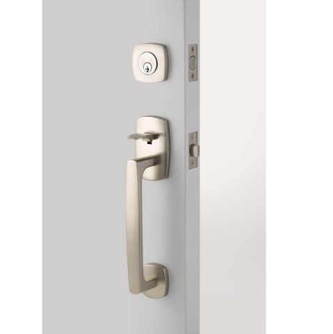 Emtek 4715 Urban Modern Sectional Handleset Satin Nickel (US15)