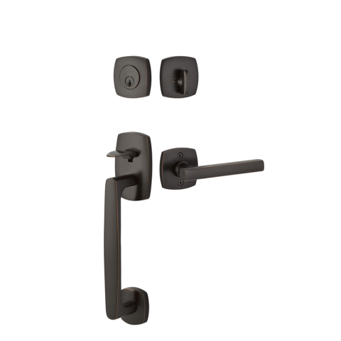 Emtek 4715 Urban Modern Sectional Handleset Oil Rubbed Bronze (US10B)