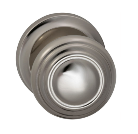 Omnia 472 Knob Latchset Polished Nickel (US14)