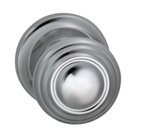 Omnia 472 Knob Latchset Polished Chrome (US26)