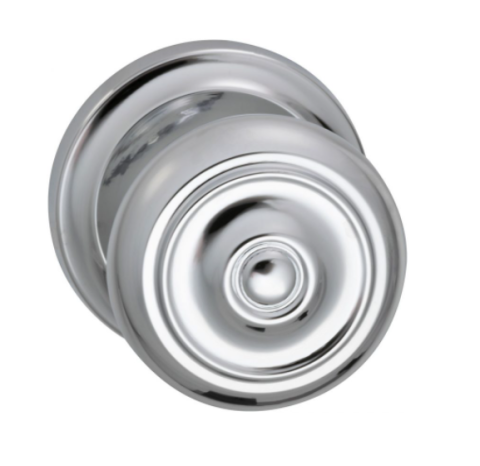 Omnia 473 Knob Latchset Polished Chrome (US26)