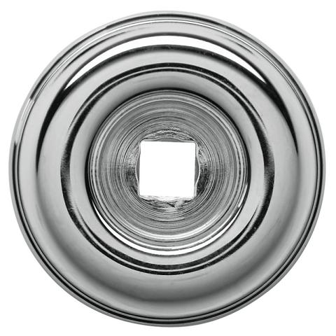 Baldwin 4902 Cabinet Knob Back Plate shown in Polished Chrome (260) 