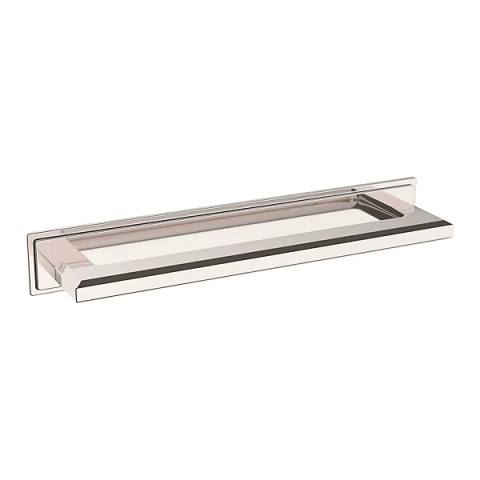 Baldwin Transitional Cabinet Pull Back Plate (4940, 4941) Lifetime Polished Nickel (055)