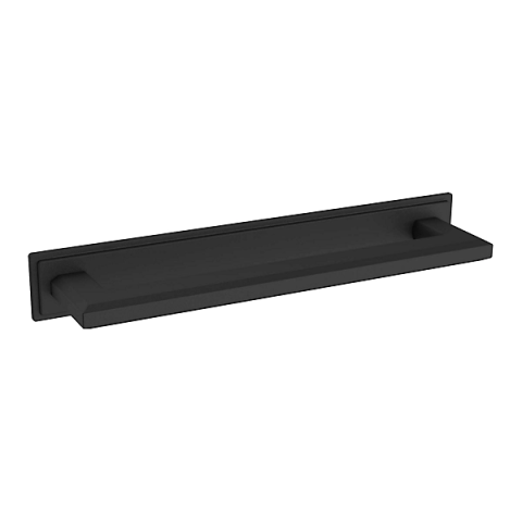 Baldwin Transitional Cabinet Pull Back Plate (4940, 4941) Satin Black (190)