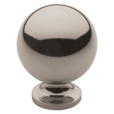 Baldwin Spherical Cabinet Knob (4960, 4961) Lifetime Polished Nickel