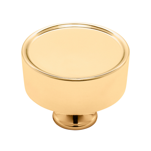 Baldwin 4973.003 Hollywood Hills Cabinet Knob Lifetime Polished Brass