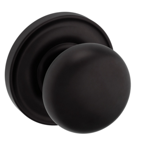 Baldwin Estate Pre-Configured 5000 Door Knob Set with 5048 Rose Oil Rubbed Bronze (102)