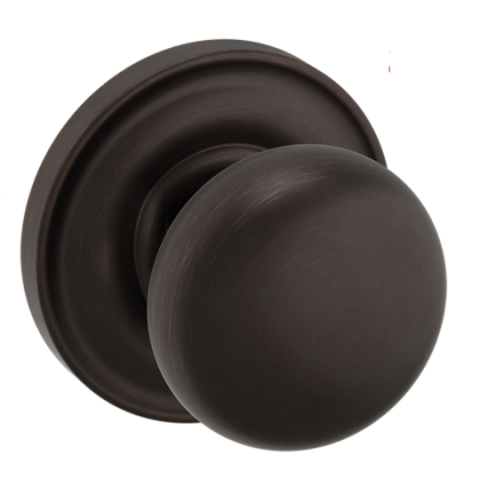 Baldwin Estate Pre-Configured 5000 Door Knob Set with 5048 Rose Venetian Bronze (112)