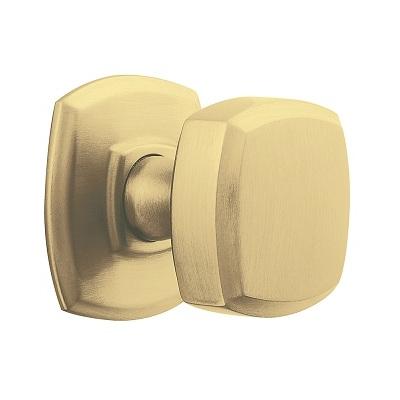 Baldwin Estate 5011 door Knob Set Satin Brass and Brown (060)