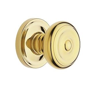 Baldwin Estate 5020 Knob Set Polished Brass (030)