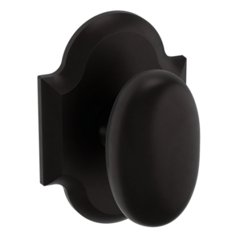 Baldwin Estate Pre-Configured 5024 Door Knob Set with R030 Rose Oil Rubbed Bronze (102)