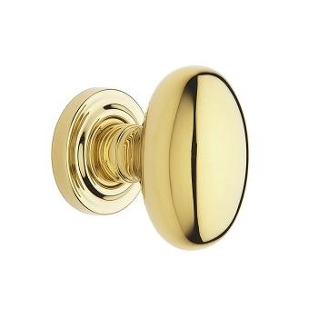 Baldwin Estate 5025 door Knob Set Non-Lacquered Brass (031)