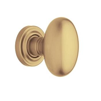 Baldwin Estate 5025 door Knob Set Lacquered Vintage Brass (034)