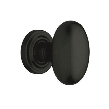 Baldwin Estate 5025 door Knob Set Satin Black (190)