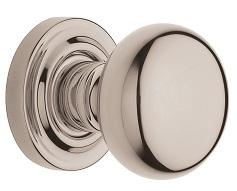 Baldwin Estate 5030 door Knob Set Lifetime Polished Nickel (055)