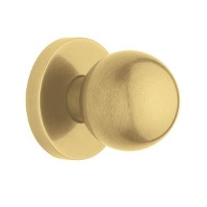 Baldwin Estate 5041 door knob Set Satin Brass and Brown (060)