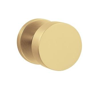 Baldwin Estate 5055 door Knob Set Satin Brass and Brown (060)