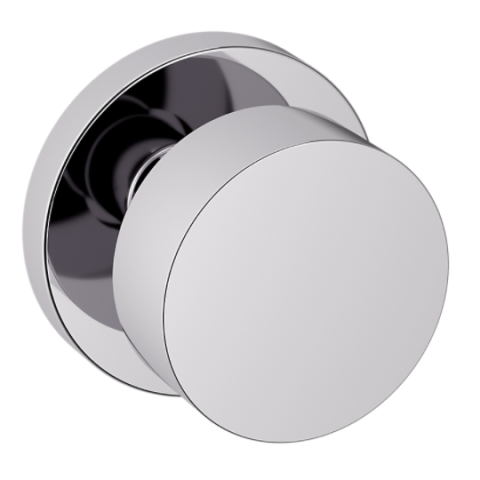 Baldwin Estate Pre-Configured 5055 Door Knob Set with 5046 Rose Polished Chrome (260)