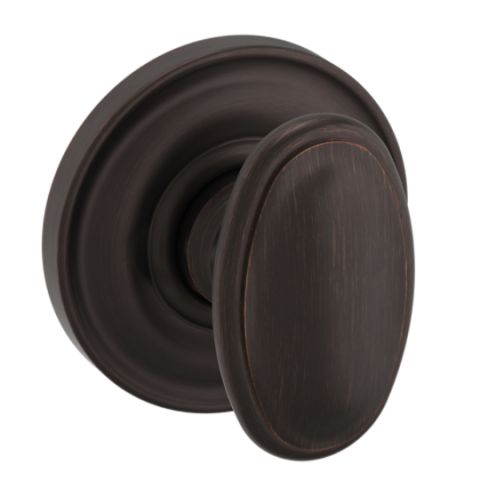 Baldwin Estate Pre-Configured 5057 Door Knob Set with 5048 Rose Venetian Bronze (112)