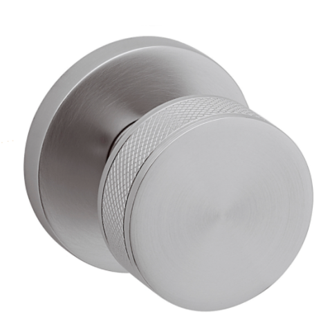 Baldwin Estate 5054 Knurled Door Knob Set Satin Chrome (264)