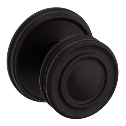 Baldwin Estate Pre-Configured 5066 Door Knob Set with 5078 Rose Oil Rubbed Bronze (102)