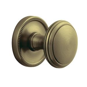 Baldwin Estate 5069 door Knob Set Satin Brass and Black (050)