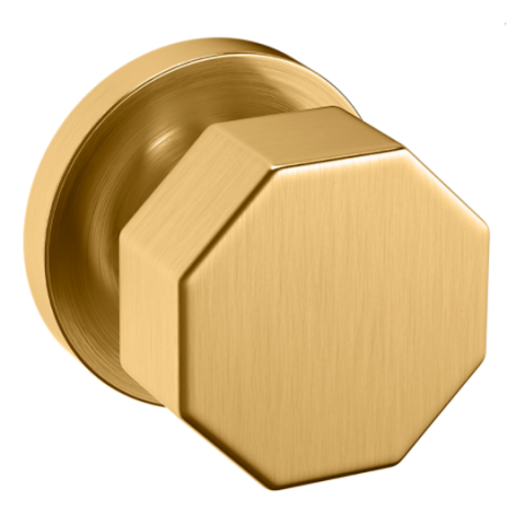 Baldwin Estate Pre-Configured 5073 Door Knob Set with 5046 Rose Lifetime Satin Brass (044)