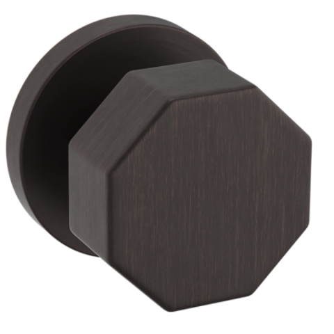 Baldwin Estate Pre-Configured 5073 Door Knob Set with 5046 Rose Venetian Bronze (112)