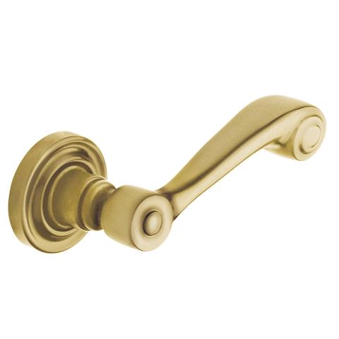 Baldwin Estate 5103 Lever Set shown in Satin Brass & Brown (060)