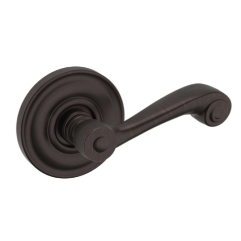 Baldwin Estate Pre-Configured 5103 Lever Set w/5048 Rose Venetian Bronze (112)