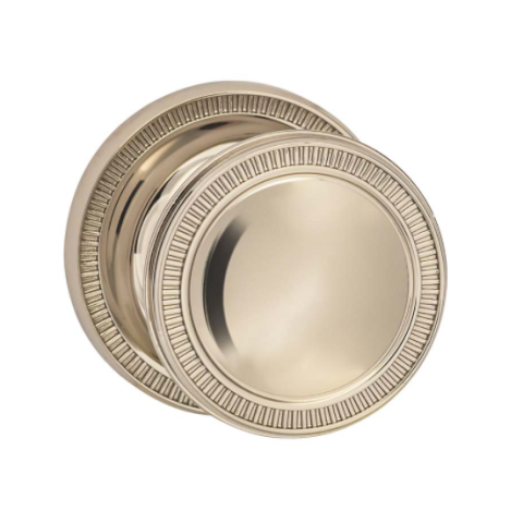 Omnia 511ML67.14 Milled Door Knob Set from the Arc Collection