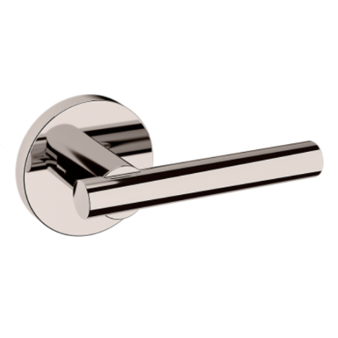 Baldwin Estate 5137 Lever Set shown in Lifetime Polished Nickel (055)