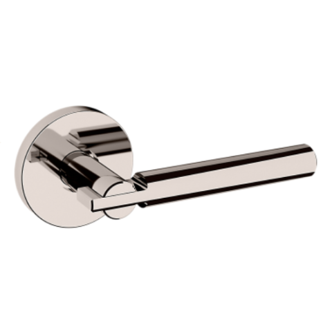 Baldwin Estate 5161 Lever Set shown in Lifetime Polished Nickel (055)