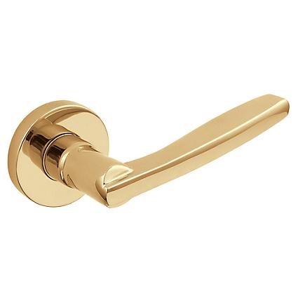 Baldwin Estate 5164 Lever Set shown in Lifetime Polished Brass (003)