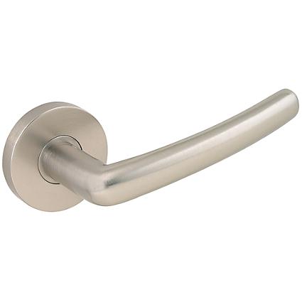 Baldwin Estate 5165 Lever Set shown in Lifetime Satin Chrome (056)